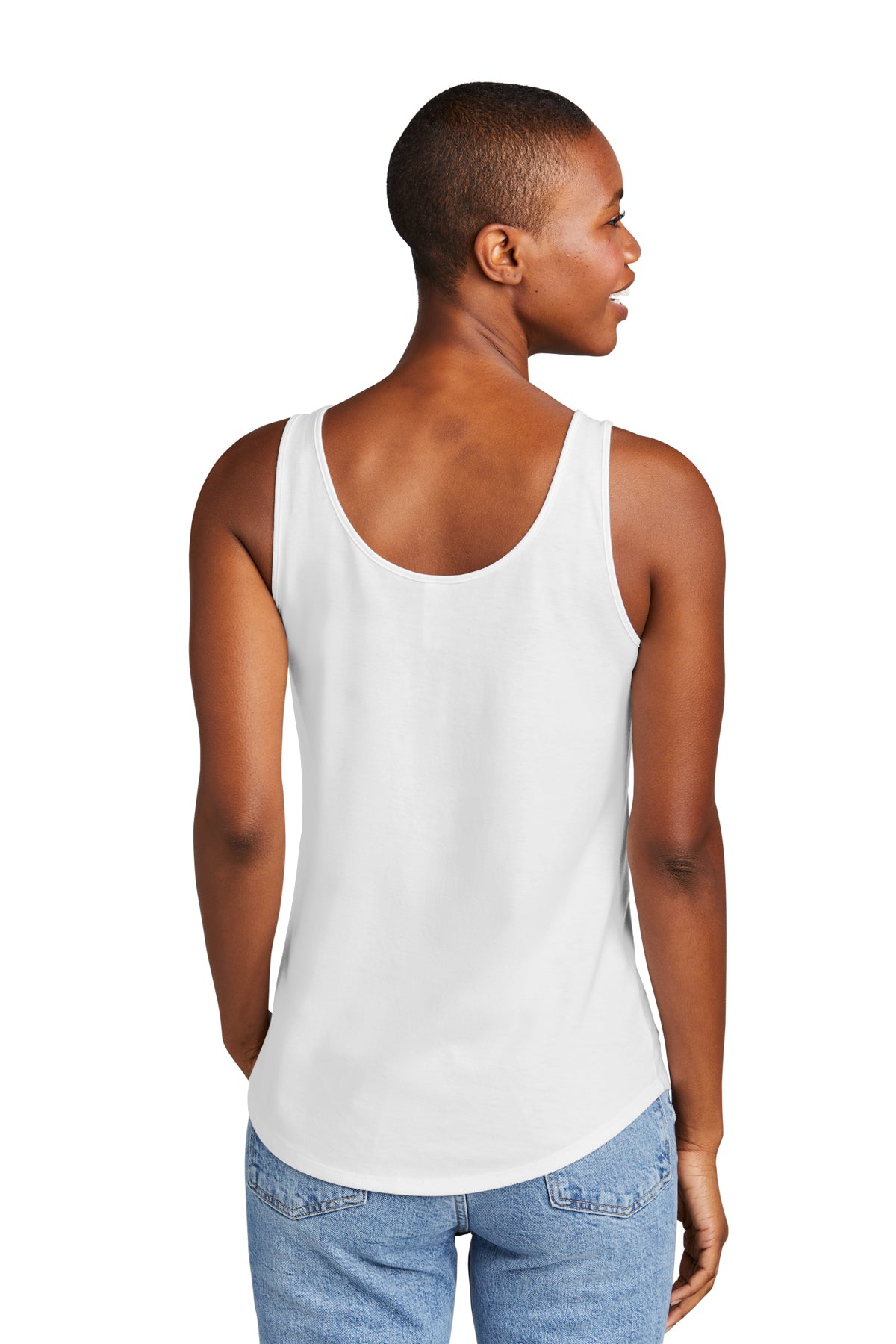 Women’s Perfect Tri® Relaxed Tank DT151 - White